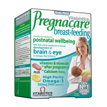 Pregnacare Breast Feeding - 28 jours d'approvisionnement: soutien nutritionnel pour allaitement, vitamines, minéraux, calcium et oméga-3