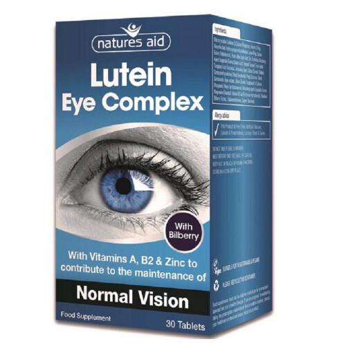 Natures Aid Natures Aid Lutein Eye Complex 30 Tablets