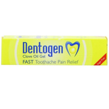Dentogen Fast Toothache Pain Relief Sugar Free Clove Oil Gel 10g