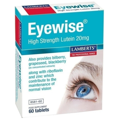 Lamberts Lamberts Eyewise High Strength Lutein 20mg 60 Tablets