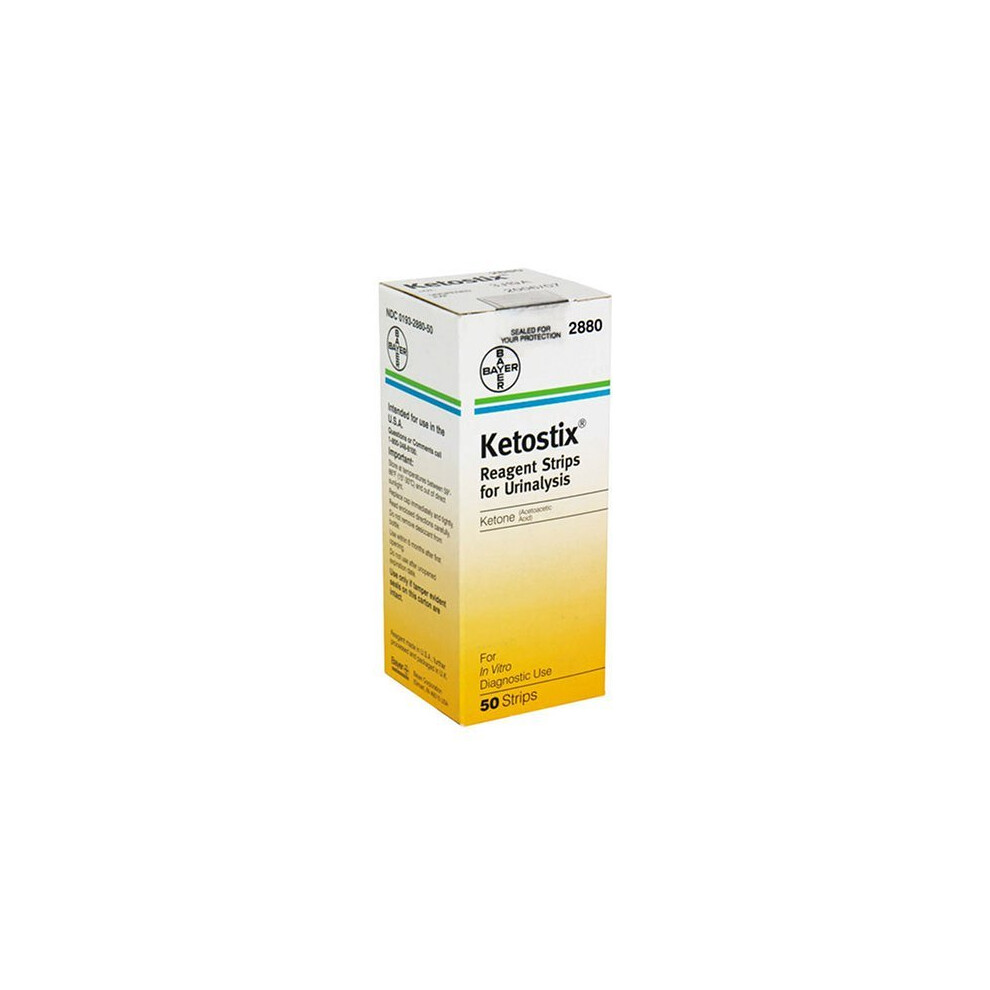 Bayer Ketostix Reagent Strips (Ketone) - 50 Strips