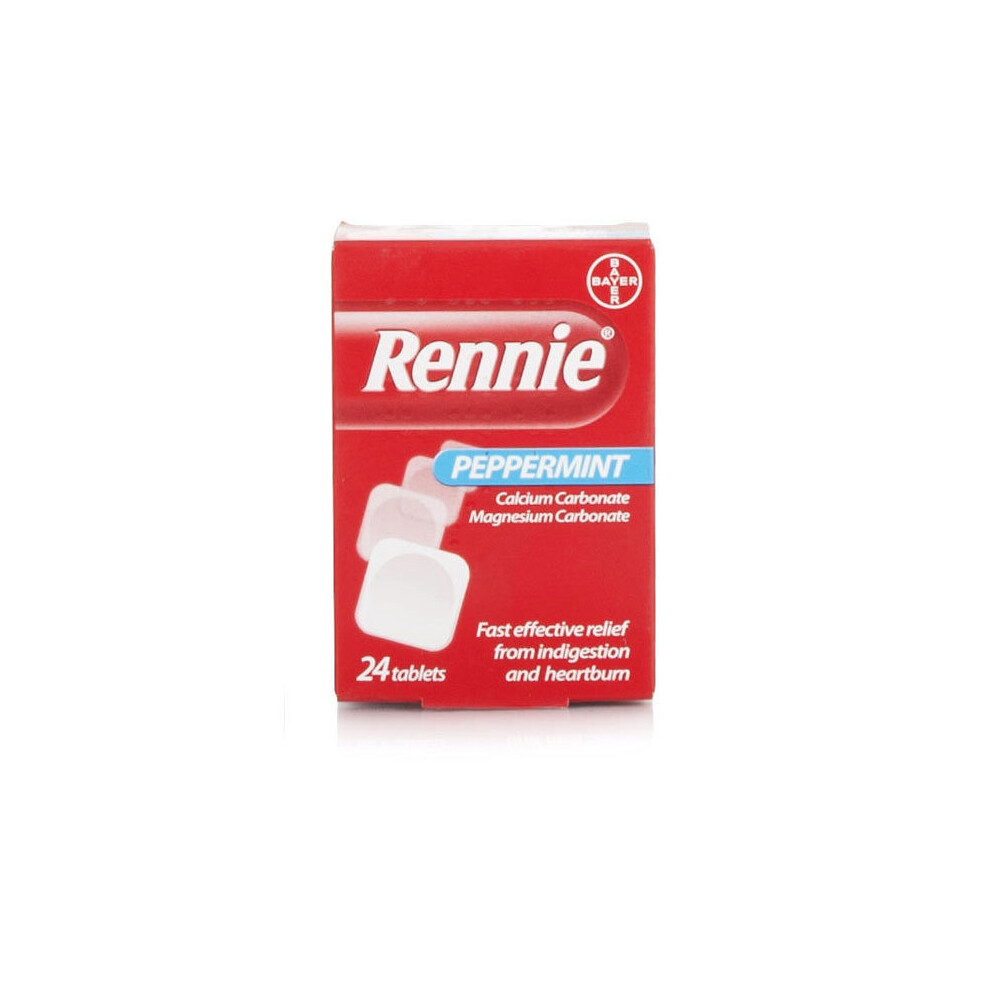 Rennie Peppermint 24 Tablets