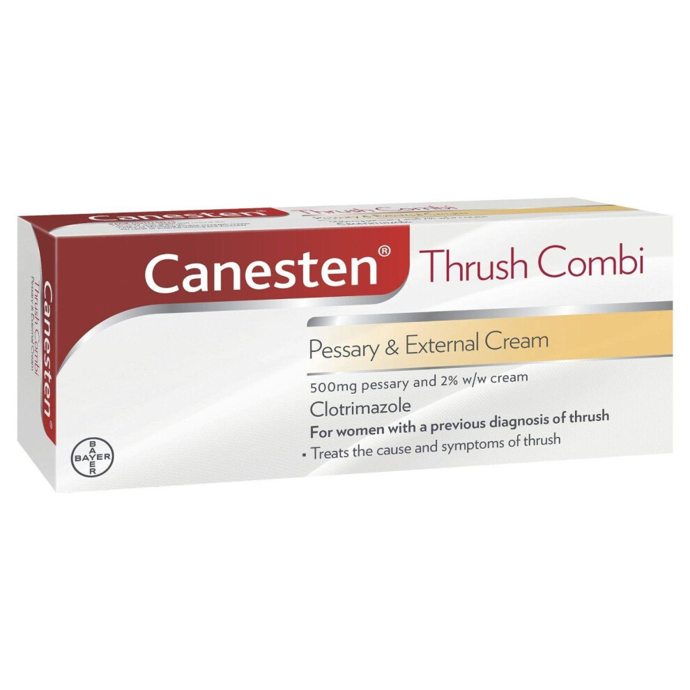 Canesten Cream Thrush Combi Pessary & External