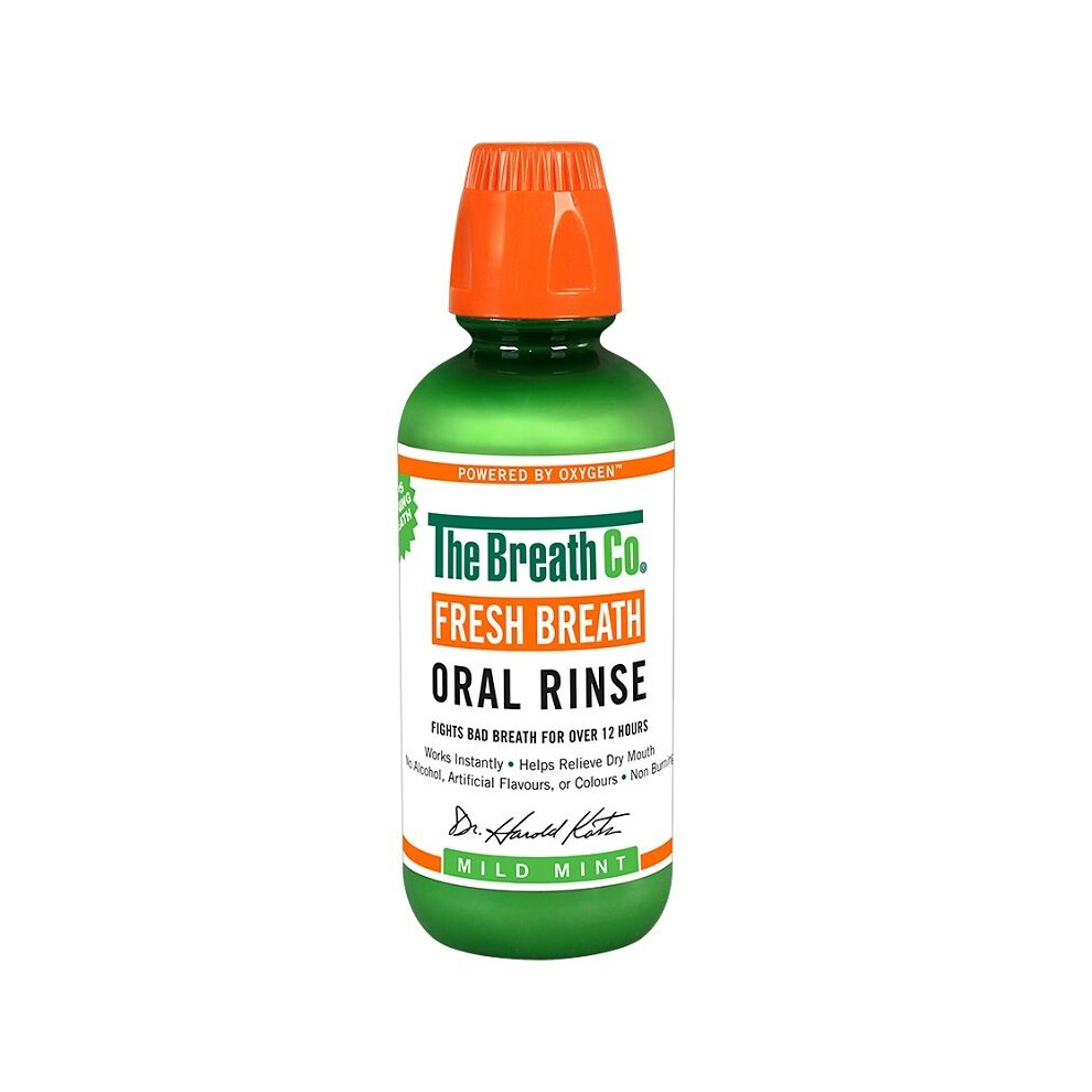 The Breath Co. Fresh Breath Oral Rinse Mild Mint 500ml