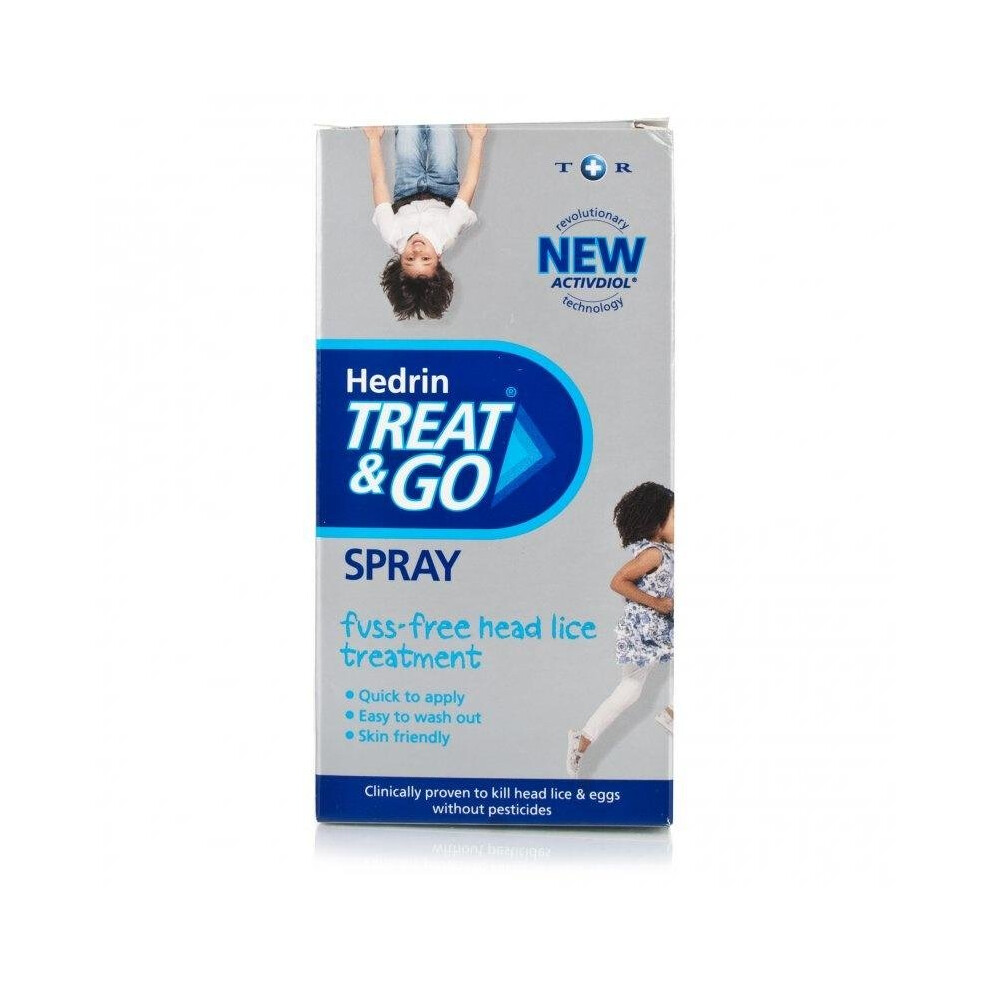 Hedrin Treat & Go Head Lice Spray 60ml