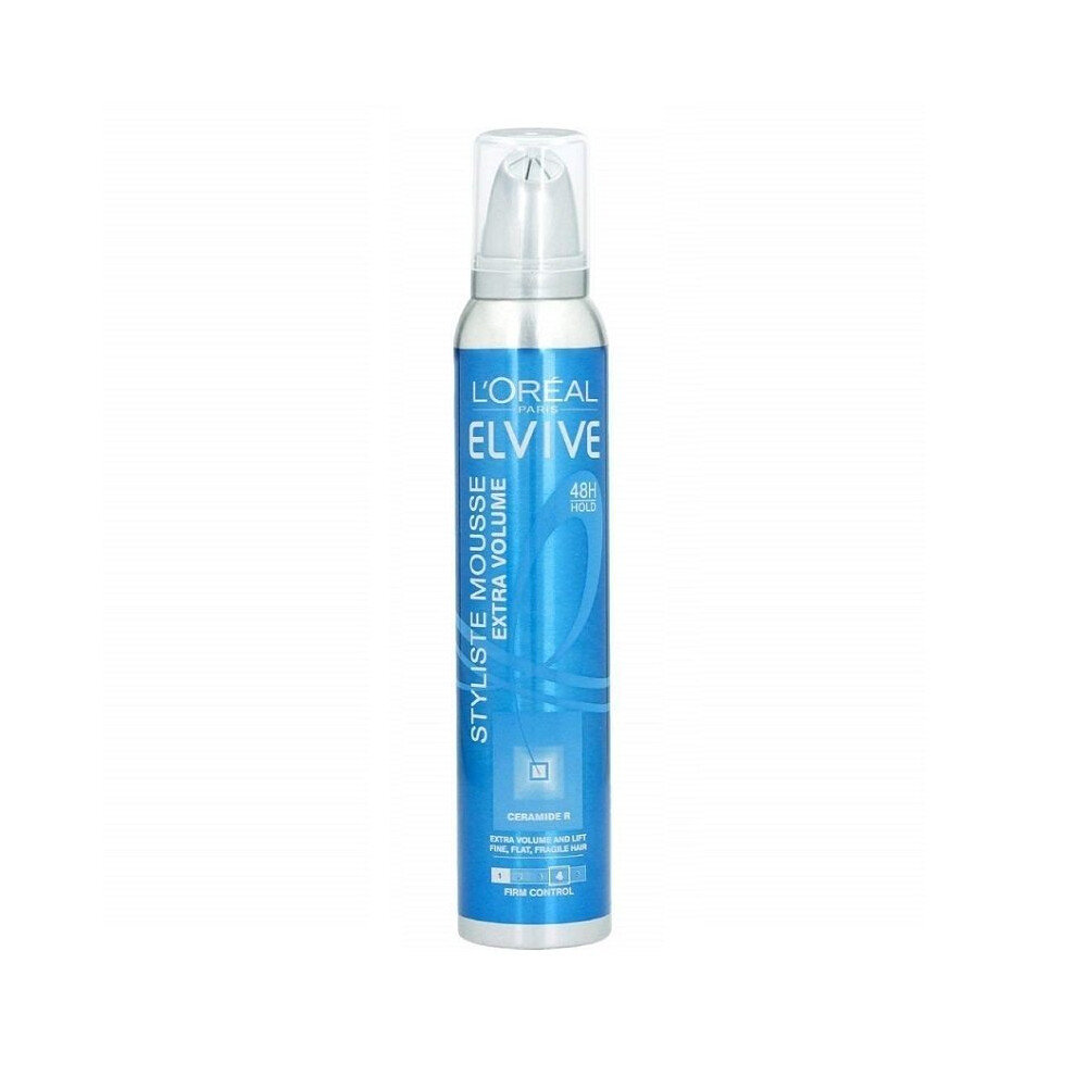 L’oréal Paris L'oreal Elvive Styliste Mousse Extra Volume Ceramide R Firm Control - 200Ml