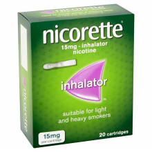 Nicorette Inhalator 15mg 20 Cartridges