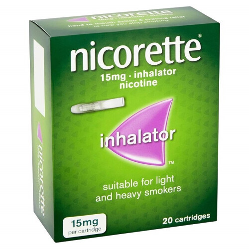 Nicorette Nicorette εισπνοή 15mg 20 φυσίγγια