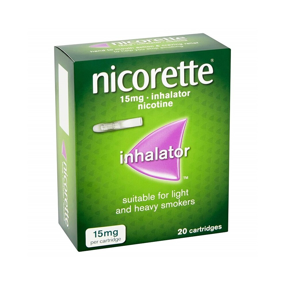 Nicorette Inhalator 15mg 20 Cartridges