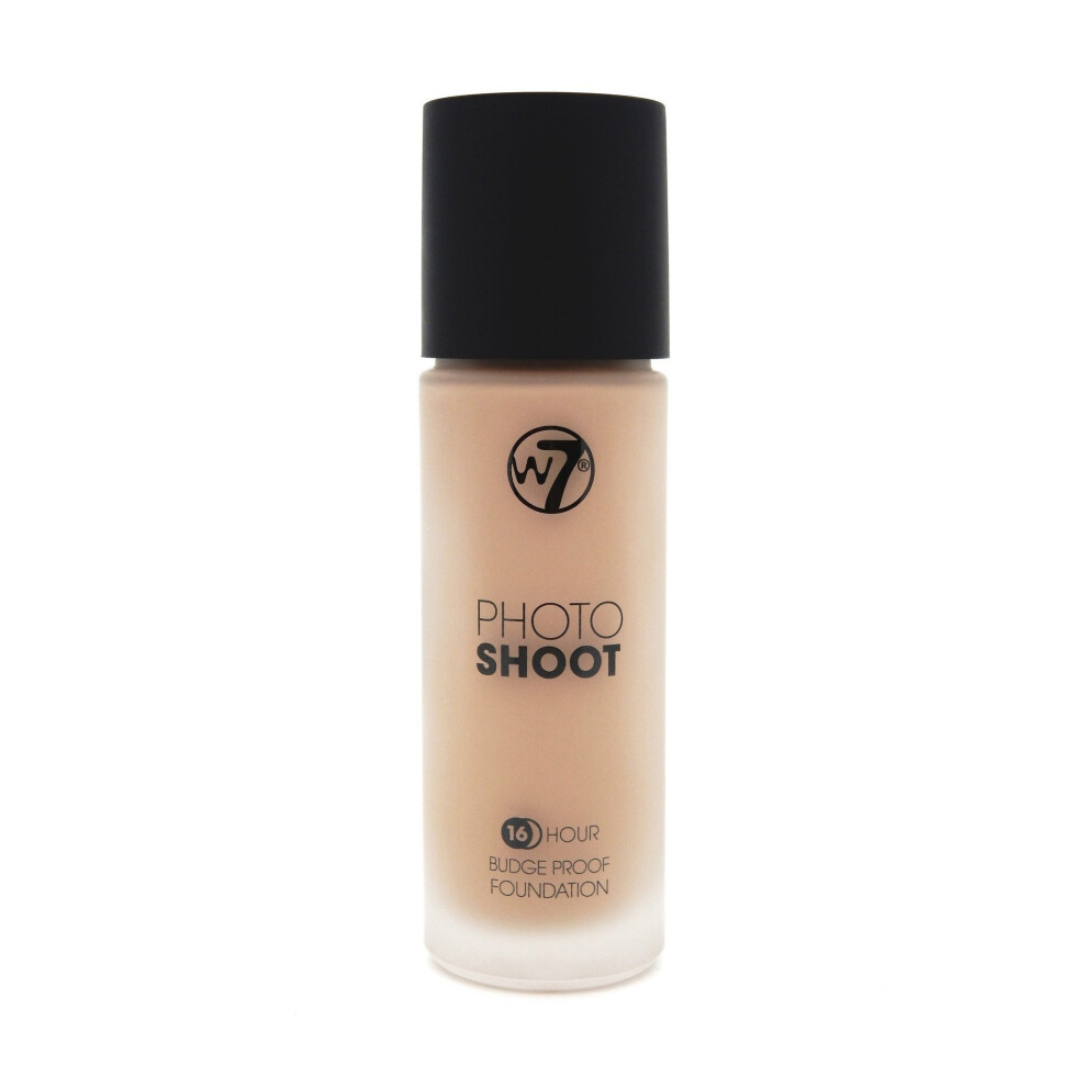 W7 Photoshoot 16hr Budge Proof Foundation - Buff 30ml