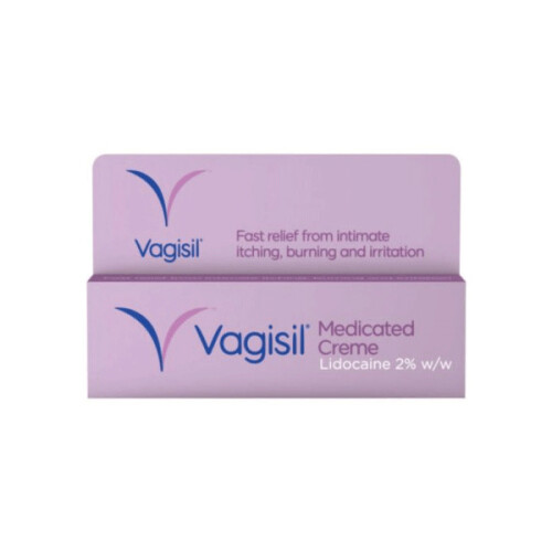 Vagisil Medicated Creme Fast Relief From Feminine Itching 30g