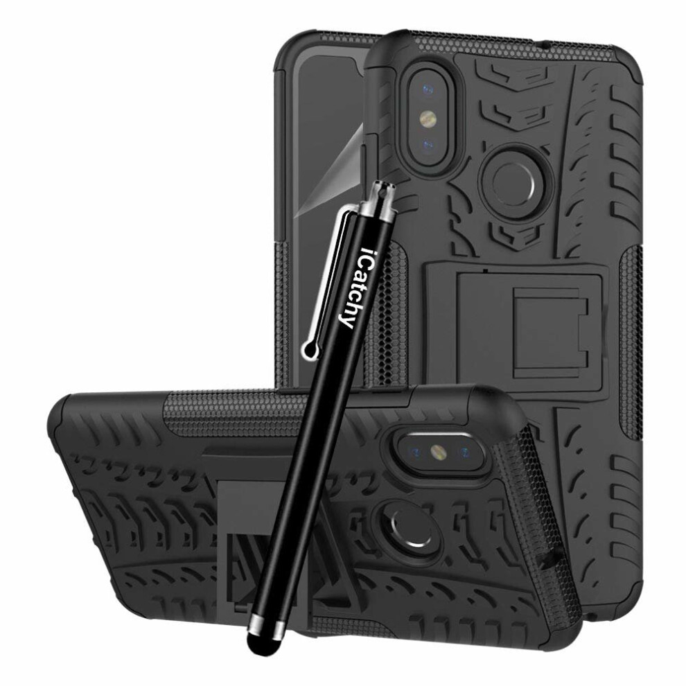 (Black) For Xiaomi Mi 8 Phone Shockproof Case Cover Black 5056298000630