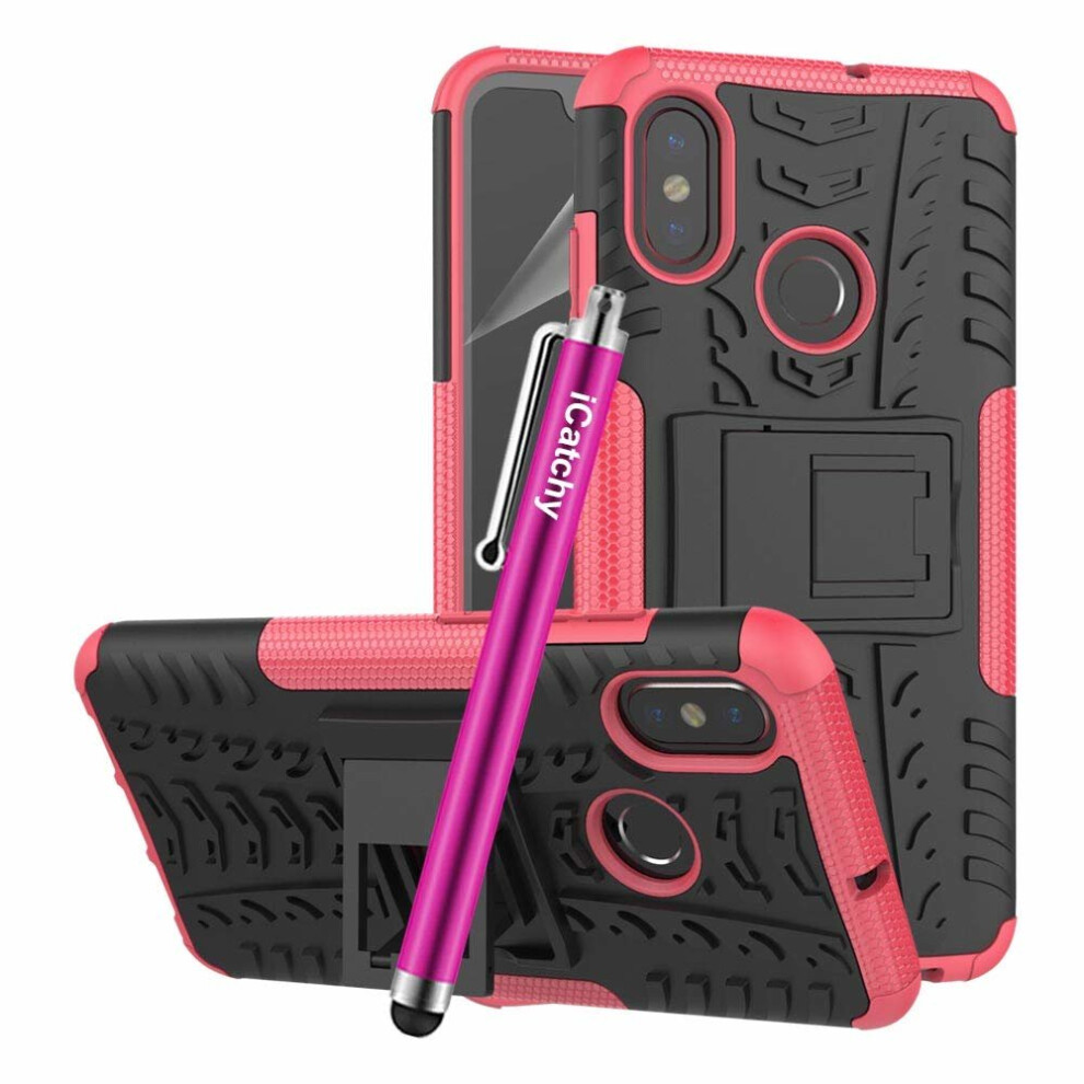 (Pink) For Xiaomi Mi 8 Phone Shockproof Case Cover Pink 5056298000692
