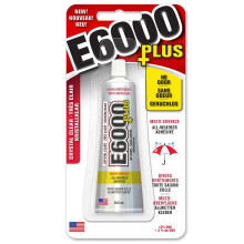 (26.6ml) E6000 PLUS Industrial Strength Adhesive Craft Glue for Wood, Glass, Fabric, Gems