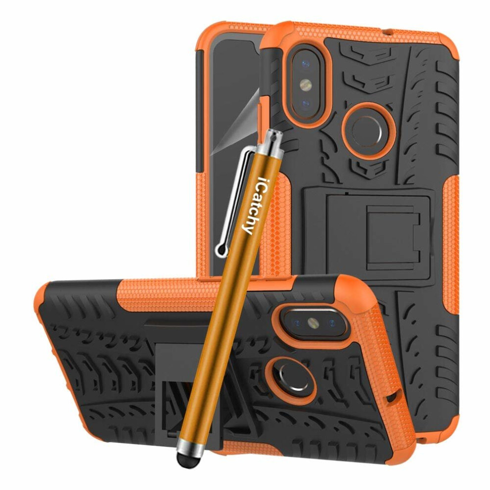 (Orange) For Xiaomi Mi 8 Phone Shockproof Case Cover Orange 5056298000661