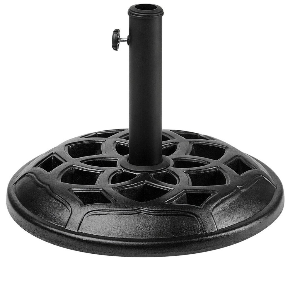 Concrete Parasol Base Black