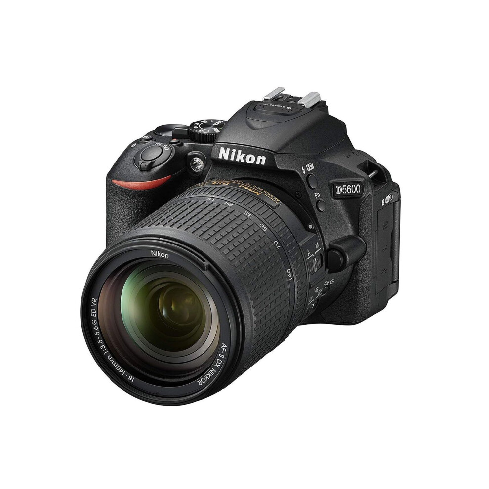 Nikon D5600 DSLR Camera + 18-140mm AF-S DX Lens - Black