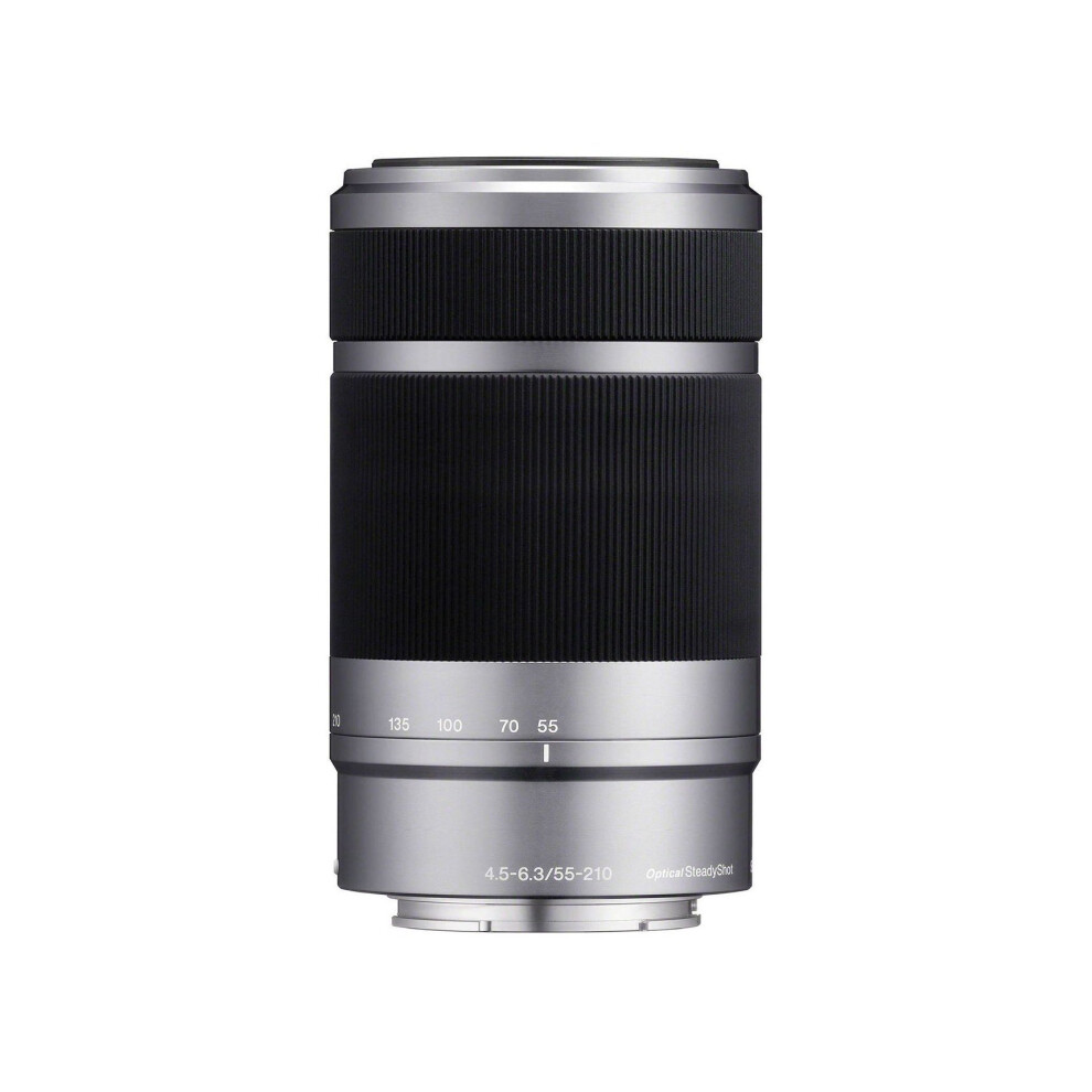 Sony E 55-210mm f/4.5-6.3 OSS Lens - Silver