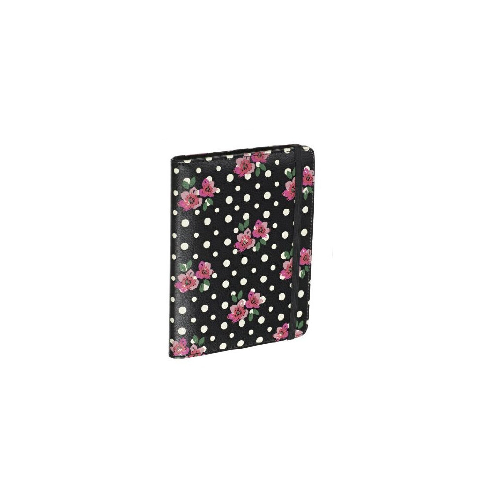 Accessorize Fashion Folio Case Cover with Built-In Stand and Closing Strap for Amazon Kindle 4 - Polka Dot Floral (New)