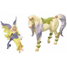 Schleich bayala, Unicorn and Fairy Toys for Kids, Fairy Sera Figurine with Blossom Unicorn, Ages 5+