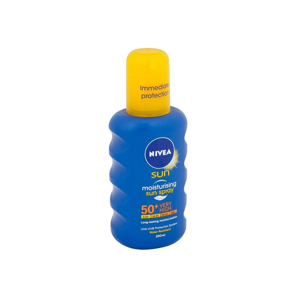 Nivea Sun Immediate Protection Moisturising Spray Spf50+ 200Ml
