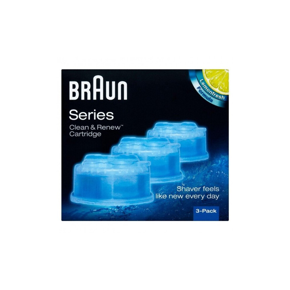 Braun Series Clean & Renew Cartridge 3 Pack