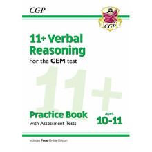 New 11+ CEM Verbal Reasoning Practice Book & Assessment Tests - Ages 10-11 (with Online Edition) (CGP 11+ CEM)