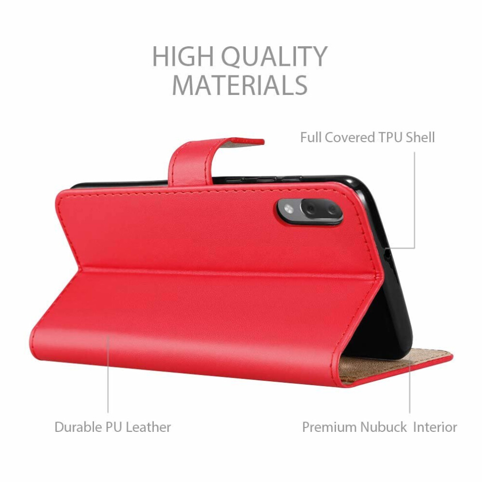 red--for-sony-xperia-l3-phone-leather-folio-wallet-case