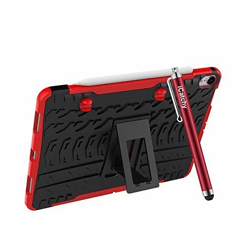 (Red) For Apple iPad Pro 11 inch 2018 Shockproof Case 2
