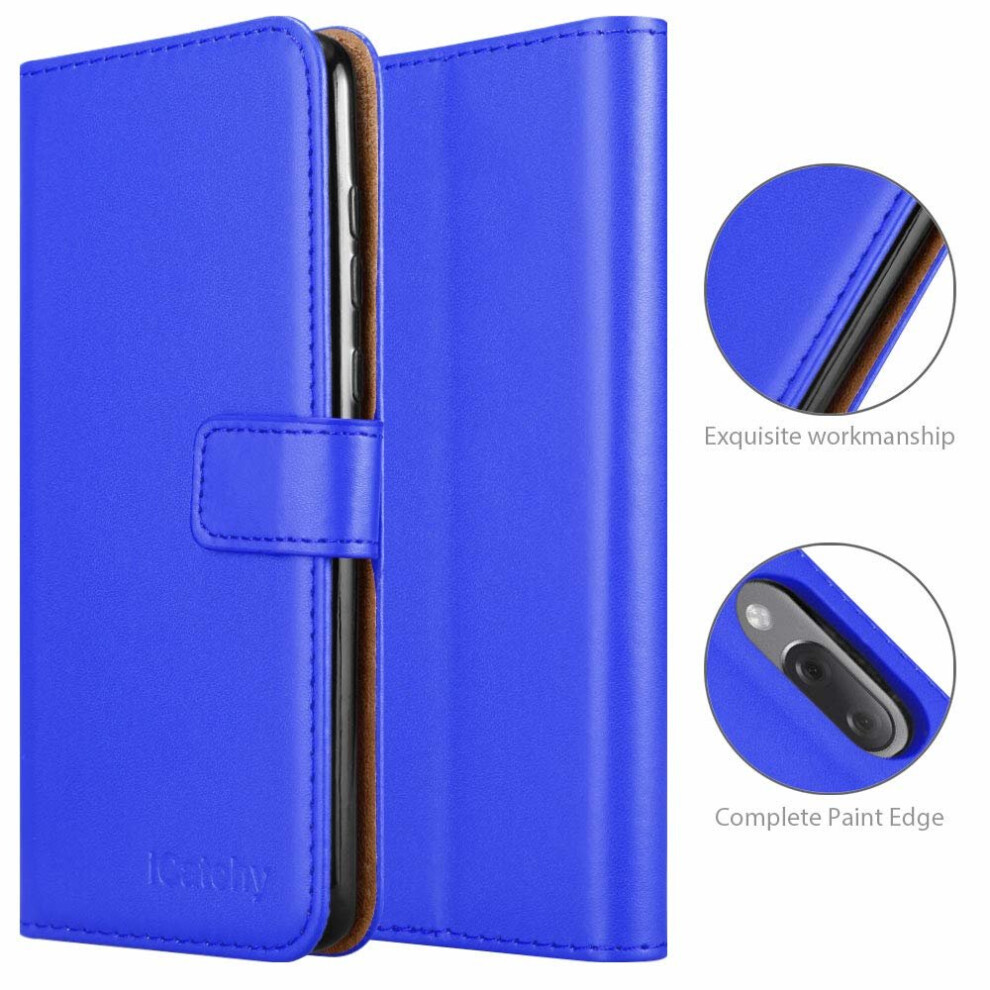 blue--for-sony-xperia-l3-phone-leather-folio-wallet-case