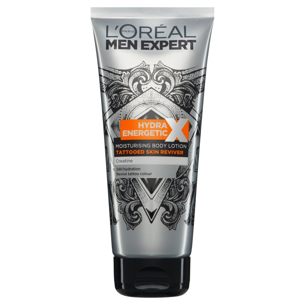 New L’oréal Paris Men's L'oreal Expert Hydra Energetic Tattoo Reviver Lotion, 200Ml