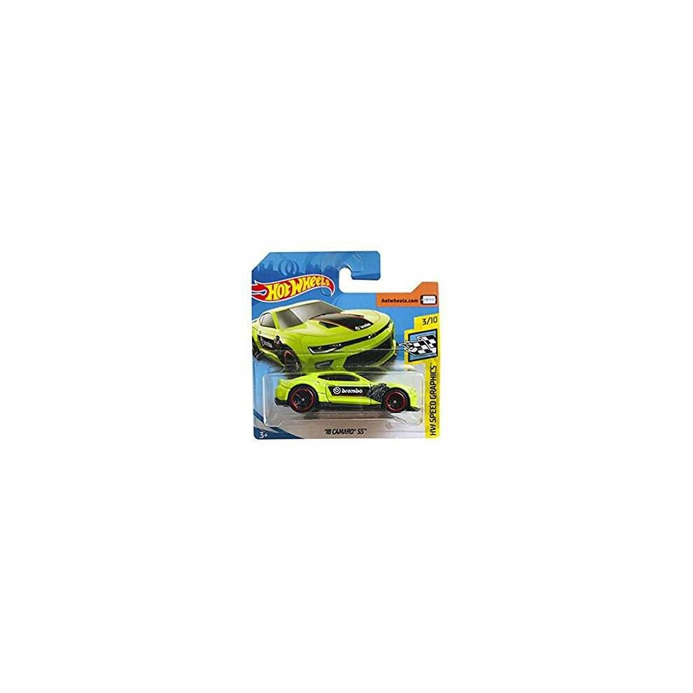 Mattel Cars Hot Wheels '18 Camaro SS HW Speed Graphics 26/250 2019 Short Card