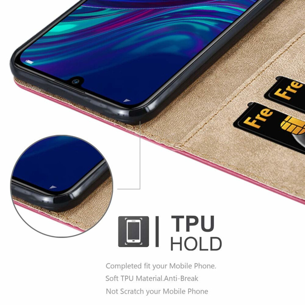 pink--for-huawei-p-smart-2019-wallet-book-leather-case