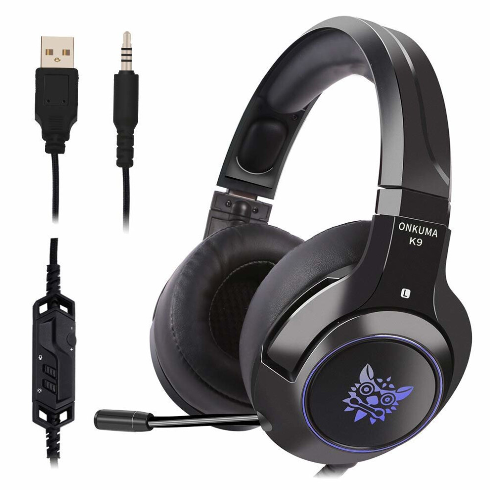 Gaming Headset, Gamer Headphone With Mic Bass Stereo Noise Cancelling 6903472266308