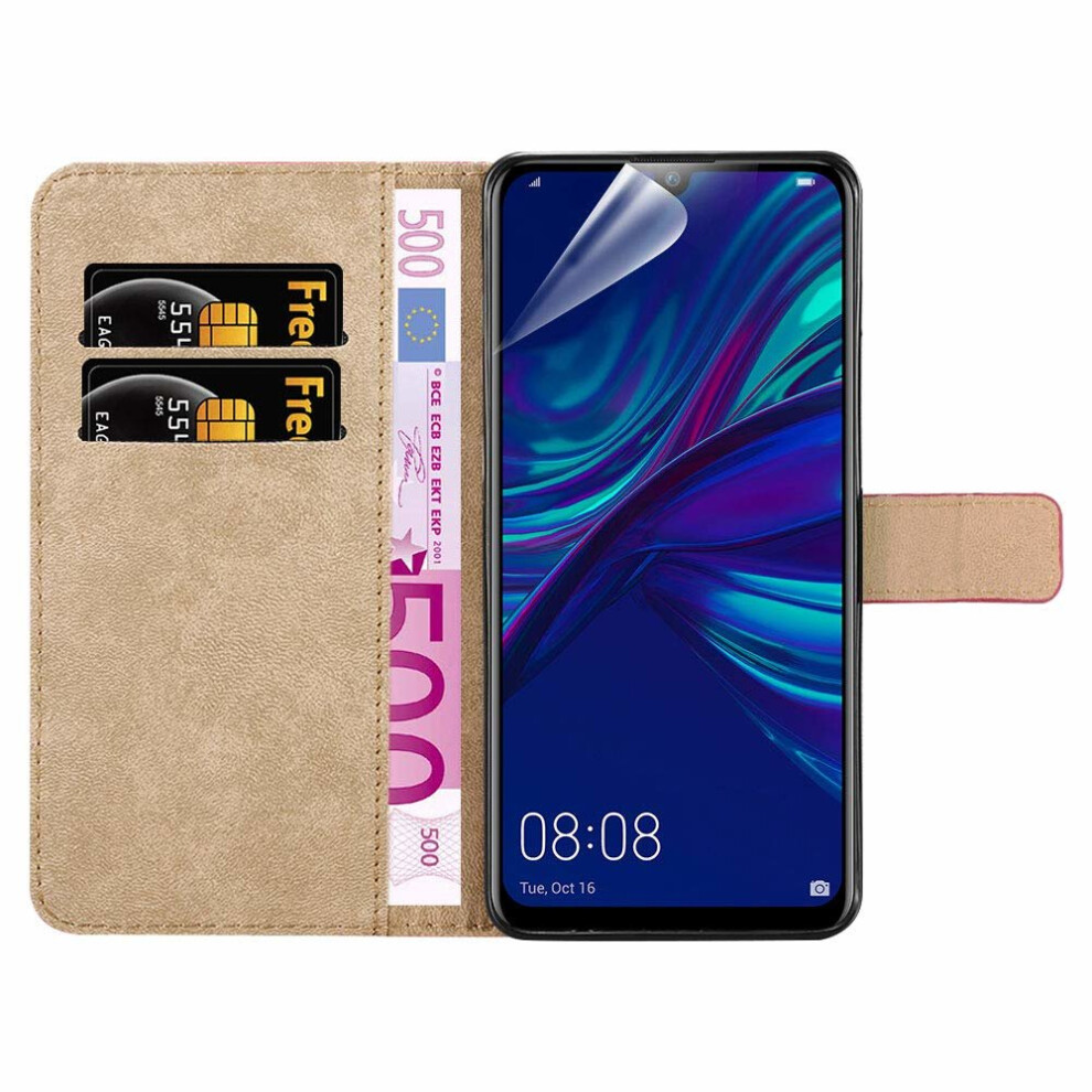 pink--for-huawei-p-smart-2019-wallet-book-leather-case