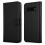 (Black) For Samsung Galaxy S10 Plus Wallet Leather Case 10