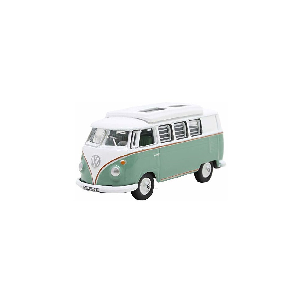 Oxford 76VWS002 VW T1 Camper Turquoise/White 1:76