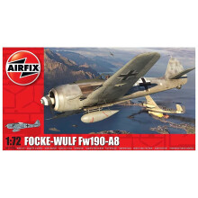 Airfix Focke-Wulf Fw190A-8 1:72 WWII Military Aviation Plastic Model Kit A01020A Unpainted