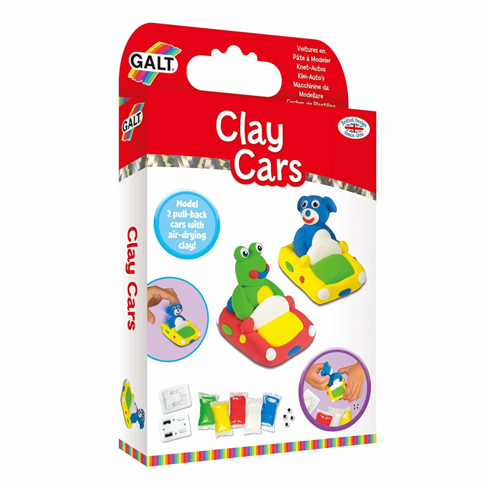 Galt Toys Clay Cars Make Your Own Clay Car Kit