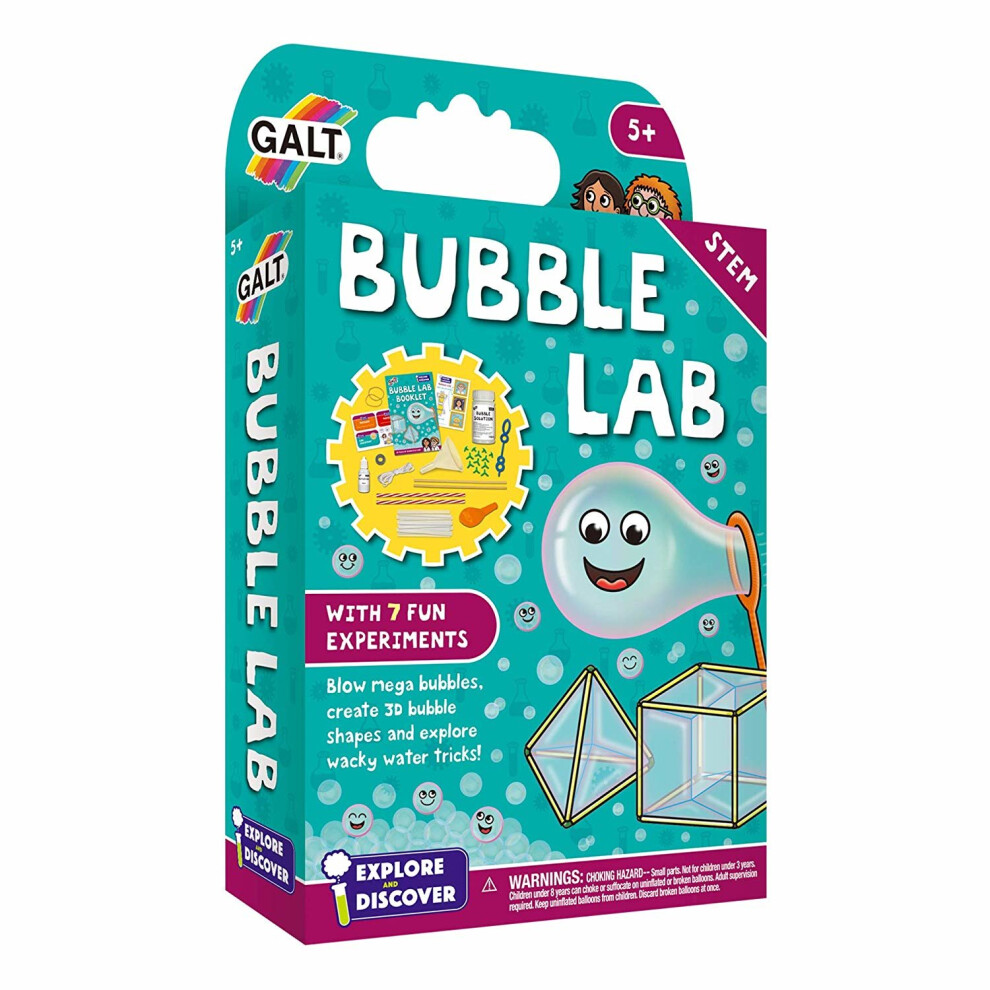 Galt Toys Bubble Lab Giant Bubble Blwoing Science Kit