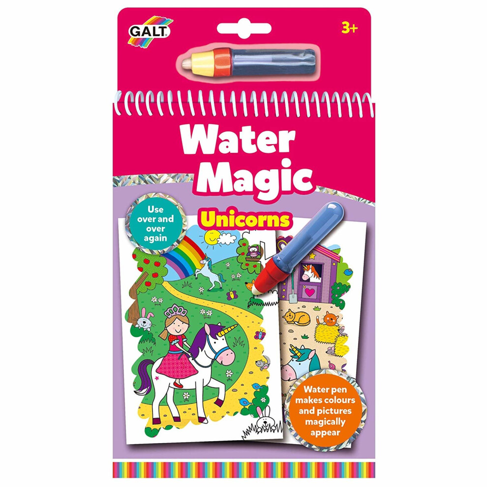 Galt Toys Water Magic-Unicorns Re-usable Couring Board Book