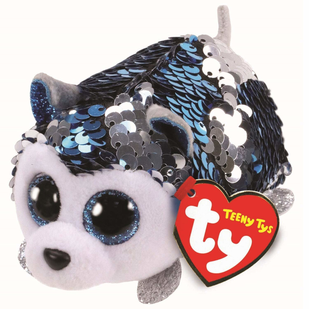 TY Flippable Teeny TY Slush Husky Plush Toy