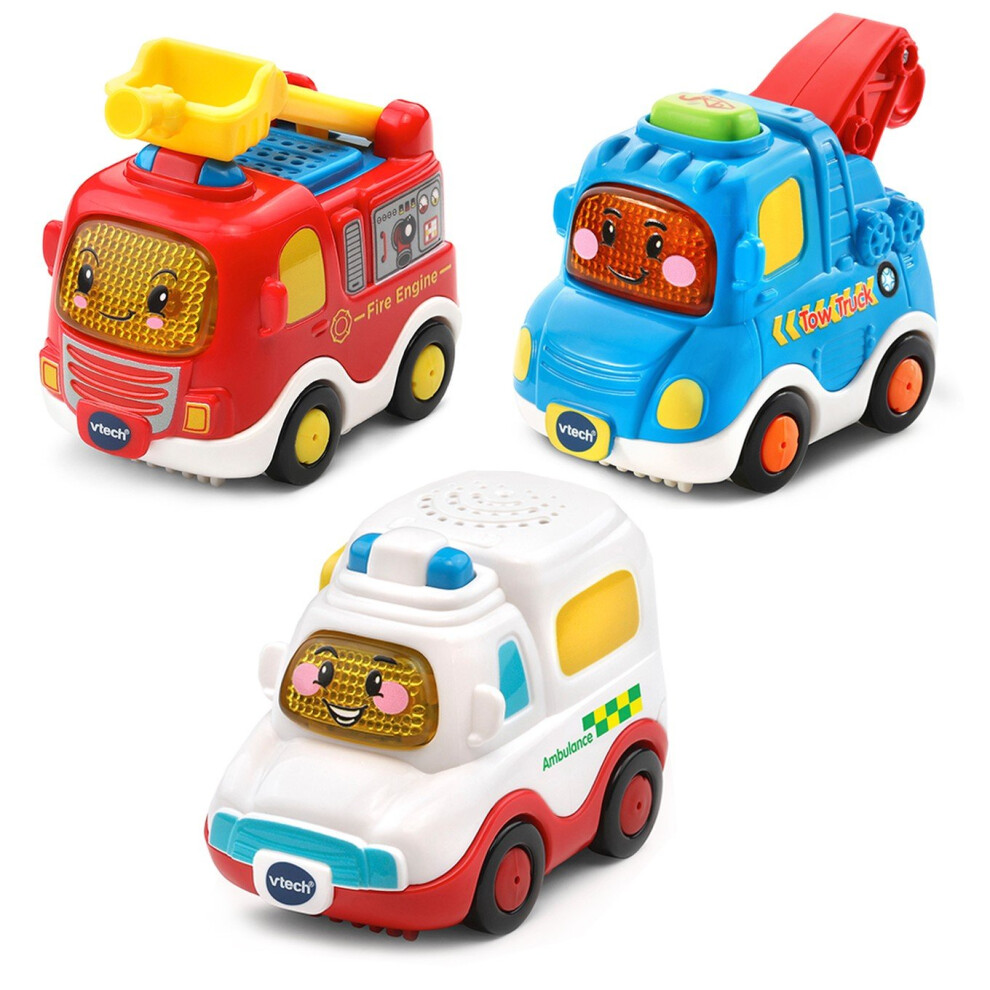 Vtech Toot-Toot Drivers 3 Car Pack Emergency Vehicles