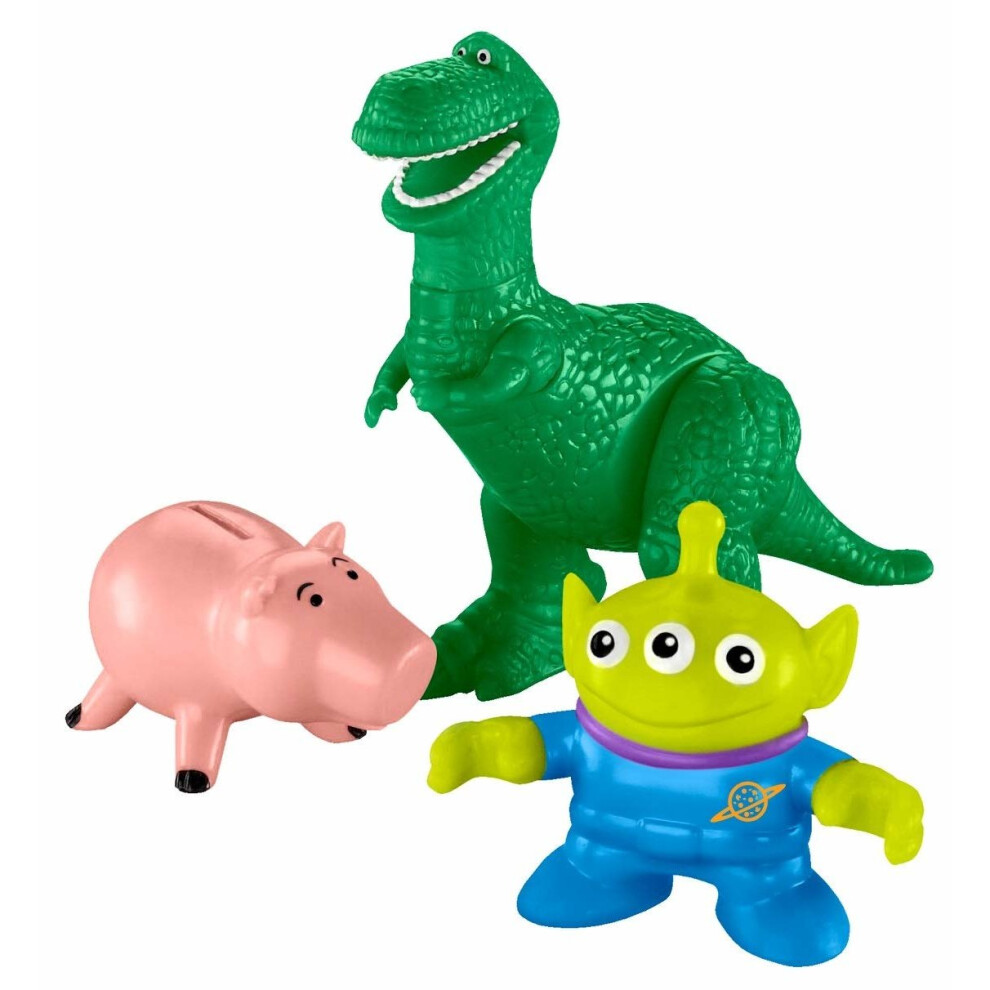 Fisher-Price Imaginext Disney Pixar Toy Story Figures - Rex, Hamm and Alien