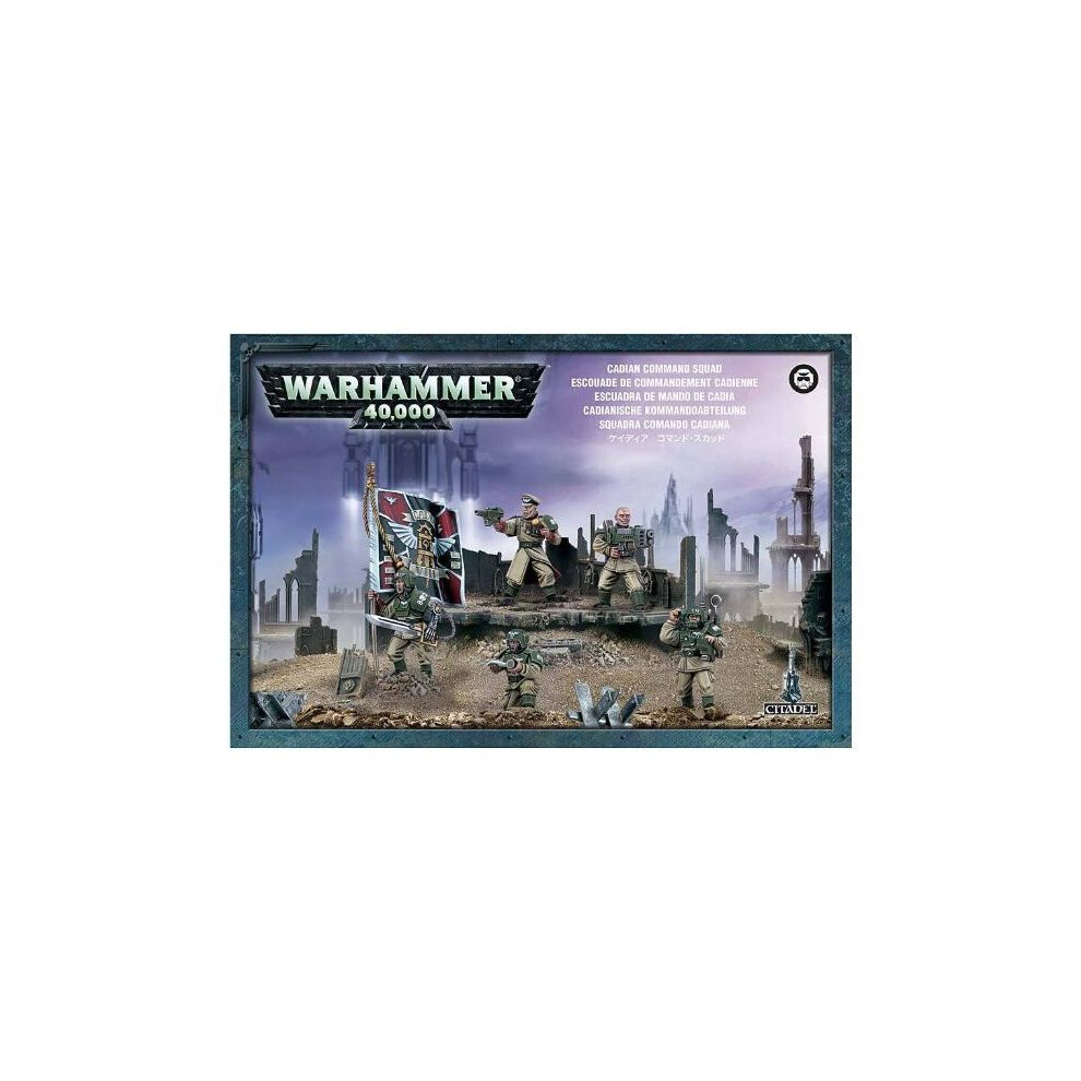 Games Workshop Warhammer 40,000 Imperial Guard Cadian Command Squad
