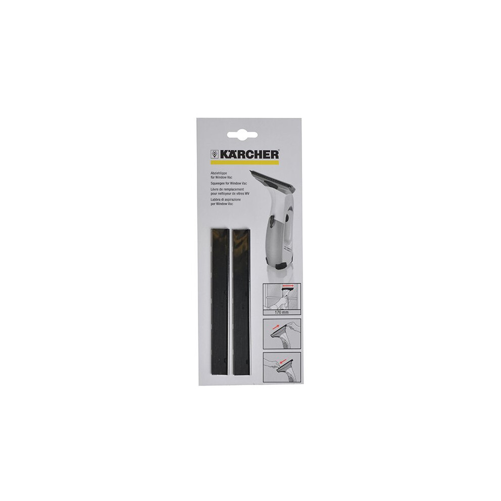 Karcher Window Vacuum Cleaner Replacement Blade Pack Of 2 - 170mm