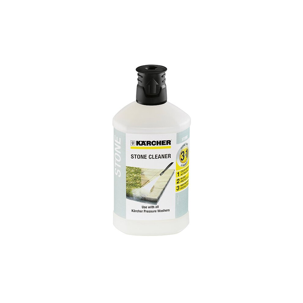 Karcher 3-In-1 Plug & Clean Stone Cleaner Detergent 1 Litre