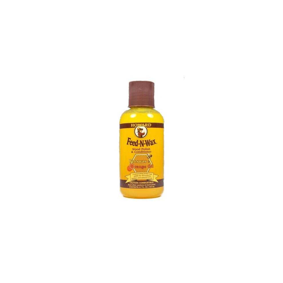 (140Ml - 4Oz) Howard Feed N Wax Wood Polish & Conditioner 088682040118