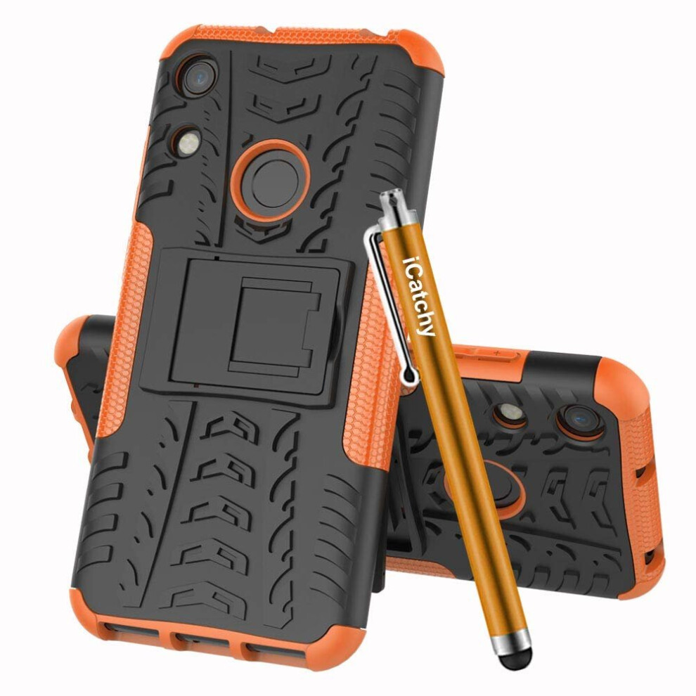 (Orange) For Huawei Honor 8A Shockproof Hybrid Case Cover Orange 5056298001057