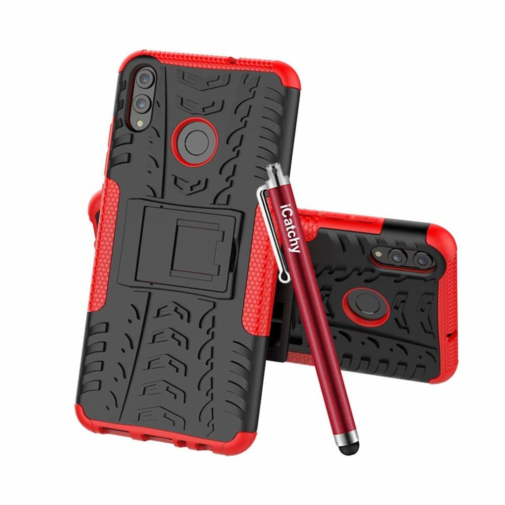(Red) For Huawei Honor 8X Phone Shockproof Case Cover Red 5056298001149